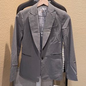 Tahari gray suit jacket